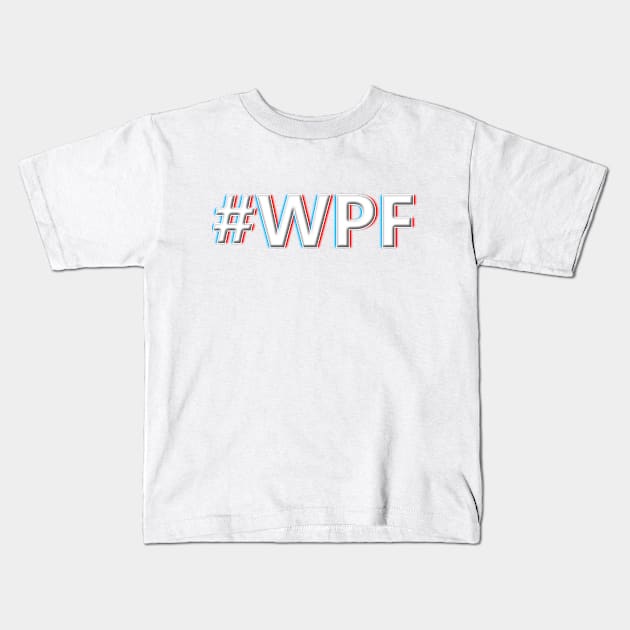 #WPF Logo Kids T-Shirt by colejamesand